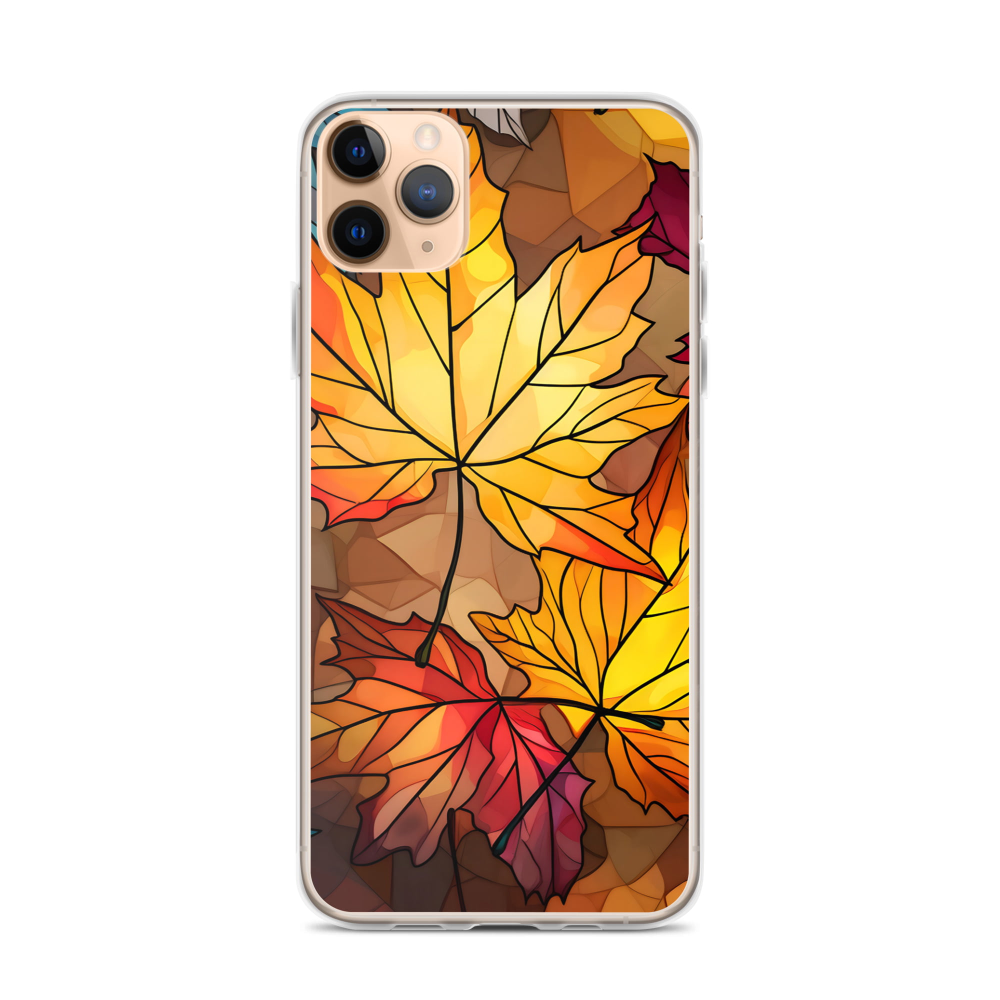 Autumn Leaves Clear Case for iPhone almaseshop